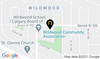 Wildwood Play School in Calgary map