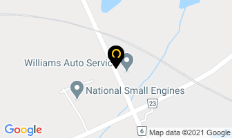 Williams Auto Service in Loyalist map