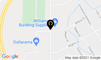 Williams' Building Supplies in Deer Lake map
