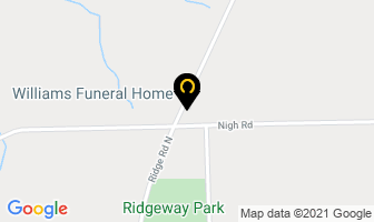 Williams Funeral Home in Mississauga map