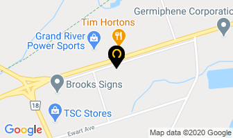 Williams Funeral Products in Brantford map