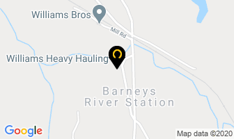 Williams Heavy Hauling in Barneys River Station map