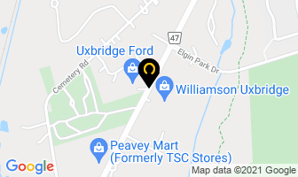 Williamson Chrysler Ltd in Uxbridge map