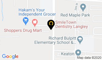 Willoughby Town Centre Dental in Langley map