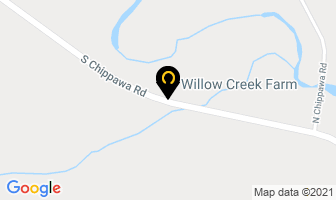 Willow Creek Farm in Canfield map
