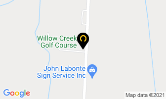 Willow Creek Golf Course in Essex map