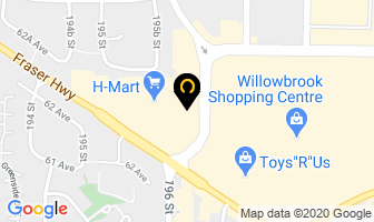 Willowbrook Medical Clinic in Langley map