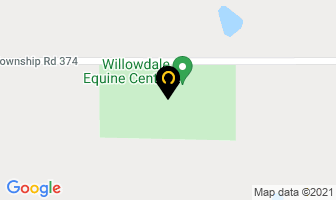 Willowdale Equine Centre in Red Deer map