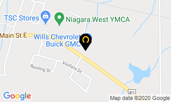 Wills Chevrolet Buick Gmc in Grimsby map