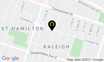Willson Auto Tech in Hamilton map