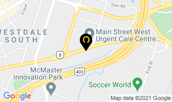 Wilson Blanchard Management Inc in Hamilton map
