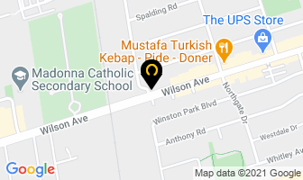 Wilson Dental Centre in Orillia map