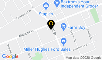 Wilson Funeral Home in Cornwall map