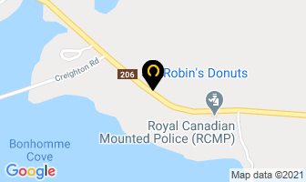 Wilson Gas Stop in Arichat map