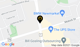 Wilson Saara in Newmarket map