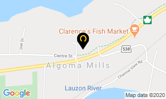 Wilson's Market Garden in Algoma District map