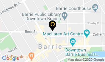 Wilsons The Law Practice in Barrie map