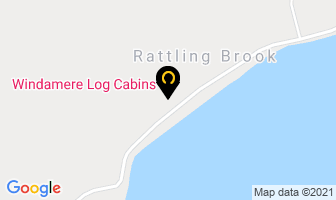 Windamere Log Cabins in Division No. 8, Subd. L map