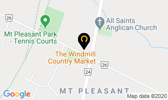 Windmill Country Market in Brantford map