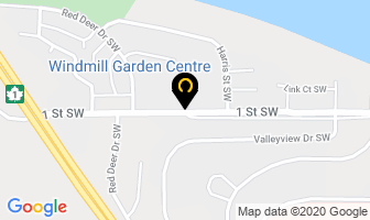 Windmill Garden Centre in Medicine Hat map