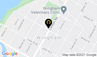 Wingham Chiropractic Centre in Wingham map