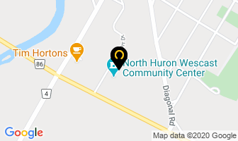 Wingham Columbus Centre in Wingham map