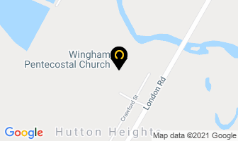 Wingham Pentecostal Church in Wingham map