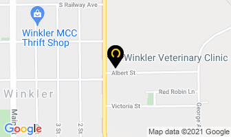 Winkler Veterinary Clinic in Blenheim map