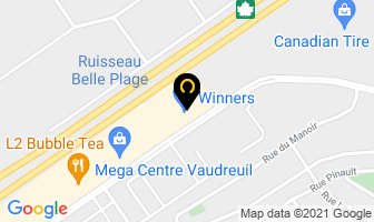 Winners in Vaudreuil-Dorion map