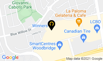 Winners in Vaughan map