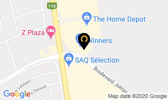 Winners in Victoriaville map