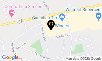 Winners in Simcoe map