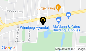 Winnipeg Hyundai in Winnipeg map