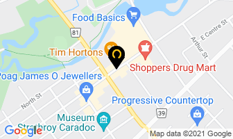 Winston Fashions in Strathroy map
