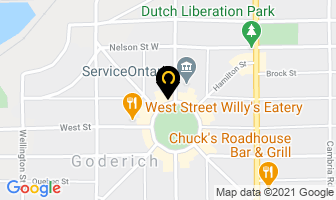 Winston's Mens Wear in Goderich map