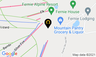 Winter Sports School in Fernie map