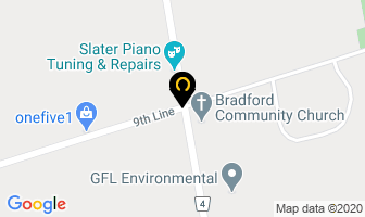 Wizzard Custom Paint in Bradford West Gwillimbury map