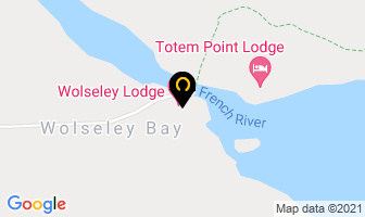 Wolseley Lodge in Noëlville map