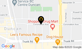 Woo Cana Osborne Rlty Services Ltd in Duncan map