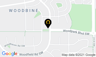 Woodbine Day Care Centre in Calgary map