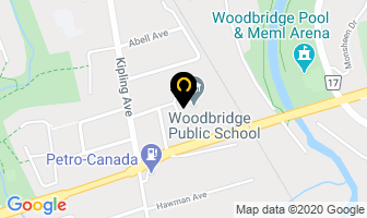 Woodbridge Public School in Vaughan map