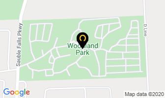Woodland Park in Sauble Beach map