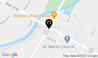 Woodlawn Mennonite Fellowship in Drayton map