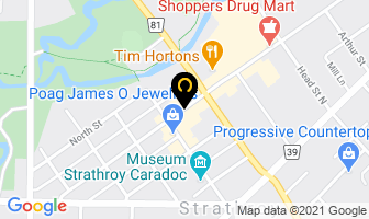 Woods Pearson And Associates in Strathroy map