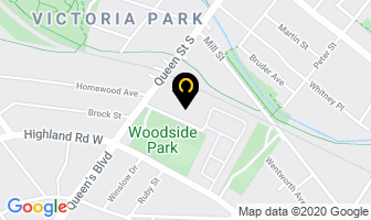 Woodside Self Storage in Kitchener map