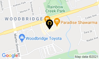 Woodstream Walk-In Clinic in Vaughan map