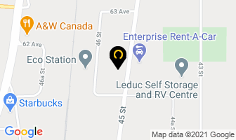 Woodtec in Leduc map