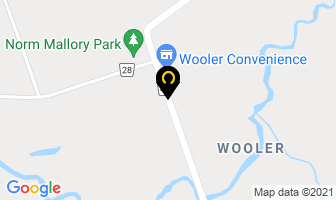 Wooler United Church in Quinte West map