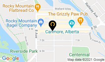 Wordjump Communications Inc in Canmore map