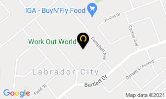 Work Out World Inc in Le Gardeur map